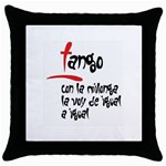 Milonga Throw Pillow Case (Black)