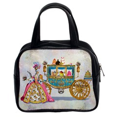 Marie And Carriage W Cakes  Squared Copy Classic Handbag (Two Sides) from ArtsNow.com Front