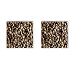 Coffee Beans Cufflinks (Square)