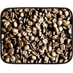 Coffee Beans Mini Fleece Blanket(Two Sides)