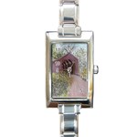 Coveredbridge300 Rectangular Italian Charm Watch