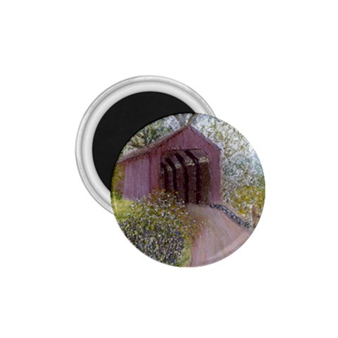 Coveredbridge300 1.75  Magnet from ArtsNow.com Front