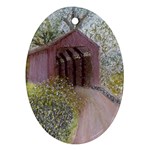 Coveredbridge300 Ornament (Oval)
