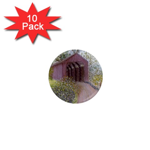 Coveredbridge300 1  Mini Magnet (10 pack)  from ArtsNow.com Front