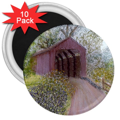Coveredbridge300 3  Magnet (10 pack) from ArtsNow.com Front