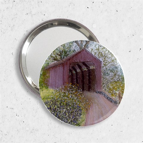 Coveredbridge300 2.25  Handbag Mirror from ArtsNow.com Front