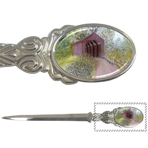 Coveredbridge300 Letter Opener from ArtsNow.com Front