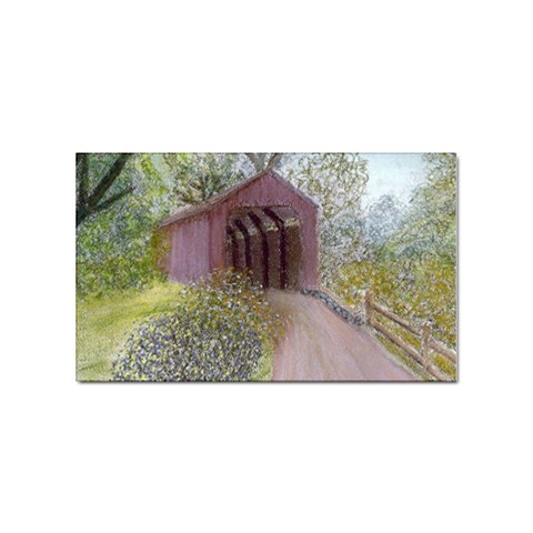 Coveredbridge300 Sticker (Rectangular) from ArtsNow.com Front