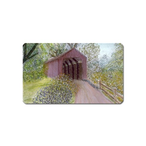 Coveredbridge300 Magnet (Name Card) from ArtsNow.com Front