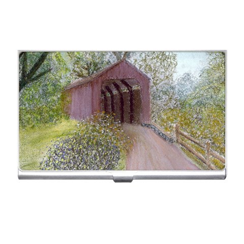 Coveredbridge300 Business Card Holder from ArtsNow.com Front
