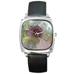 Coveredbridge300 Square Metal Watch