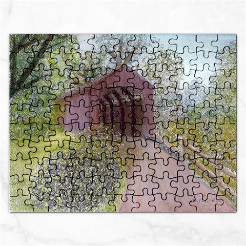 Coveredbridge300 Jigsaw Puzzle (Rectangular) from ArtsNow.com Front