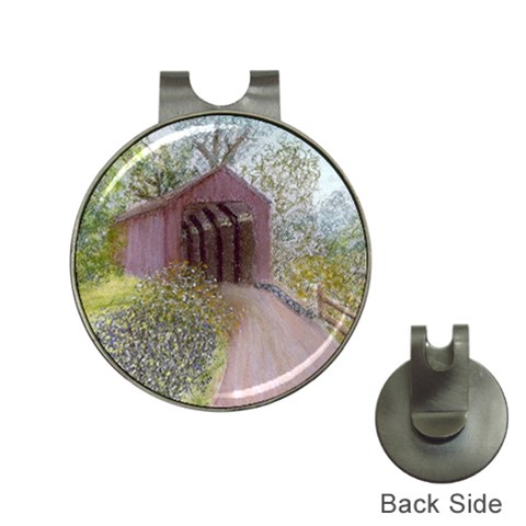 Coveredbridge300 Golf Ball Marker Hat Clip from ArtsNow.com Front