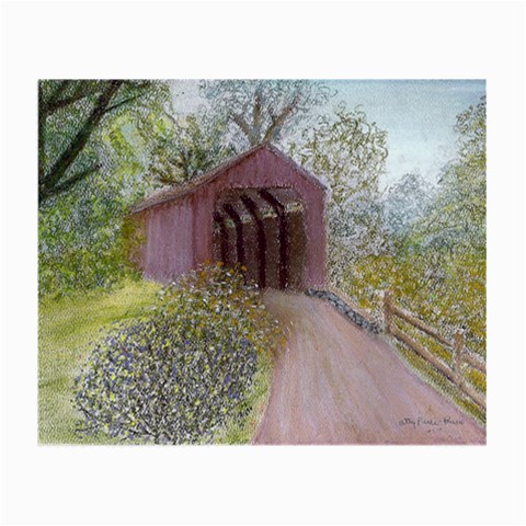Coveredbridge300 Glasses Cloth (Small) from ArtsNow.com Front