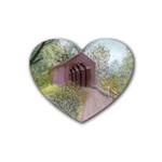 Coveredbridge300 Rubber Coaster (Heart)