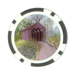 Coveredbridge300 Poker Chip Card Guard from ArtsNow.com Back