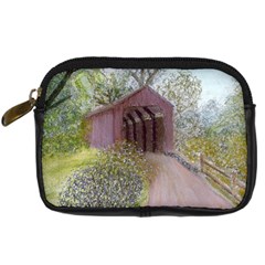 Coveredbridge300 Digital Camera Leather Case from ArtsNow.com Front