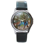 Mid Winter Daydream Round Metal Watch