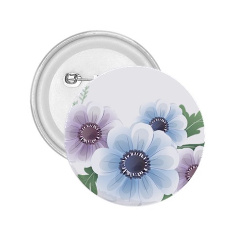 Flower028 2.25  Button from ArtsNow.com Front