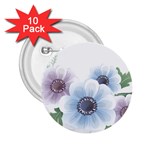 Flower028 2.25  Button (10 pack)