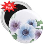 Flower028 3  Magnet (10 pack)