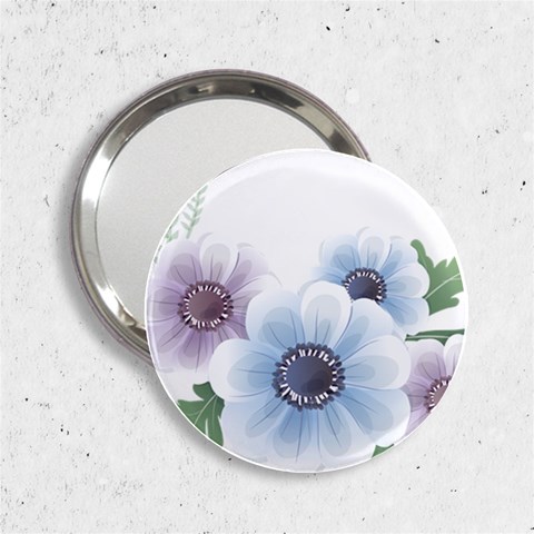 Flower028 2.25  Handbag Mirror from ArtsNow.com Front