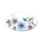 Flower028 Sticker Oval (10 pack)