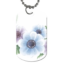 Flower028 Dog Tag (Two Sides) from ArtsNow.com Back