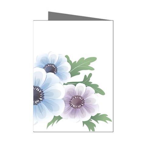Flower028 Mini Greeting Cards (Pkg of 8) from ArtsNow.com Left
