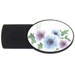 Flower028 USB Flash Drive Oval (2 GB)