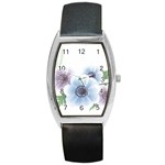 Flower028 Barrel Style Metal Watch