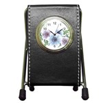 Flower028 Pen Holder Desk Clock