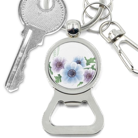 Flower028 Bottle Opener Key Chain from ArtsNow.com Front