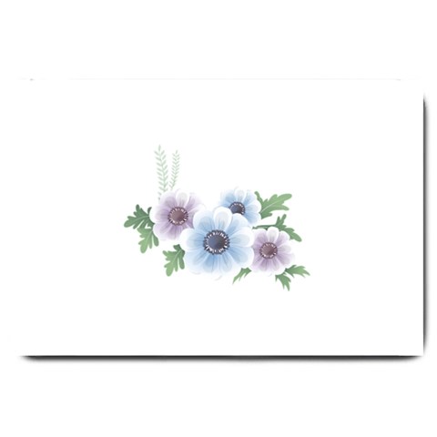 Flower028 Large Doormat from ArtsNow.com 30 x20  Door Mat