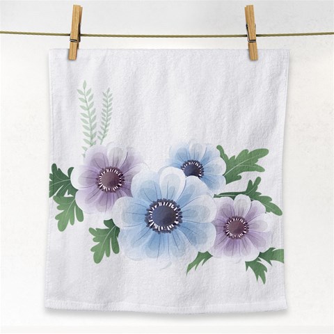 Flower028 Face Towel from ArtsNow.com Front