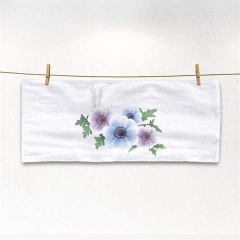 Flower028 Hand Towel from ArtsNow.com Front