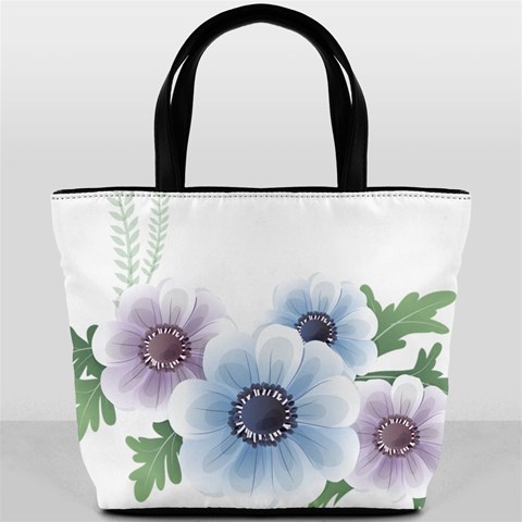 Flower028 Bucket Bag from ArtsNow.com Front