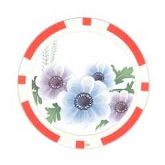 Flower028 Poker Chip Card Guard (10 pack) from ArtsNow.com Back