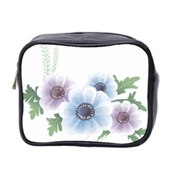 Flower028 Mini Toiletries Bag (Two Sides) from ArtsNow.com Front