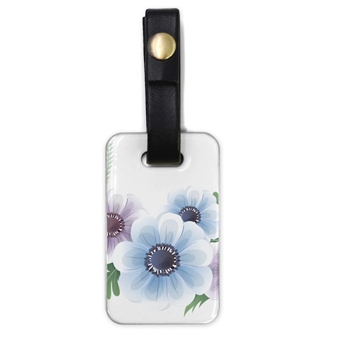 Flower028 Luggage Tag (one side) from ArtsNow.com Front