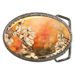 japanese cherry blossum Belt Buckle