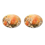 japanese cherry blossum Cufflinks (Oval)