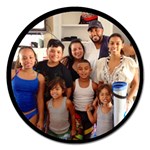 Prince William And Kate Middleton Magnet 5  (Round)
