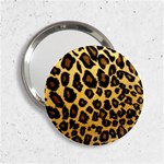 Leopard Print 2.25  Handbag Mirror