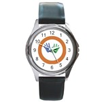 Hand Round Metal Watch