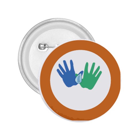 Hand 2.25  Button from ArtsNow.com Front