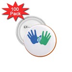 Hand 1.75  Button (100 pack) 