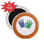 Hand 2.25  Magnet (10 pack)
