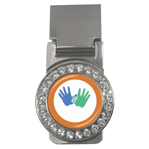 Hand Money Clip (CZ) from ArtsNow.com Front
