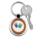 Hand Key Chain (Round)